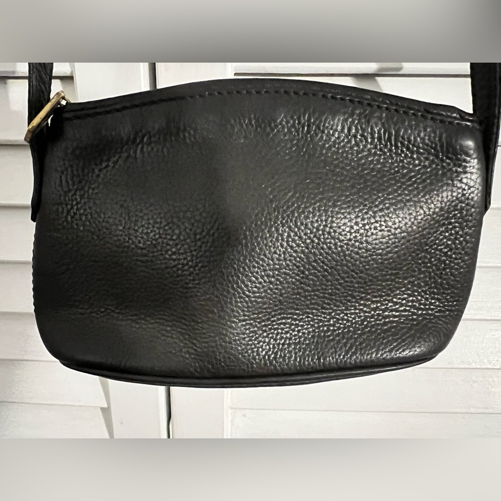 Vintage J5B 4918 Coach Sonoma Flap black pebble leather - Picture 9 of 9